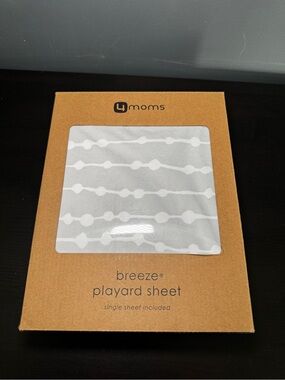 4Moms Breeze Playard Sheet “Grey Beads”